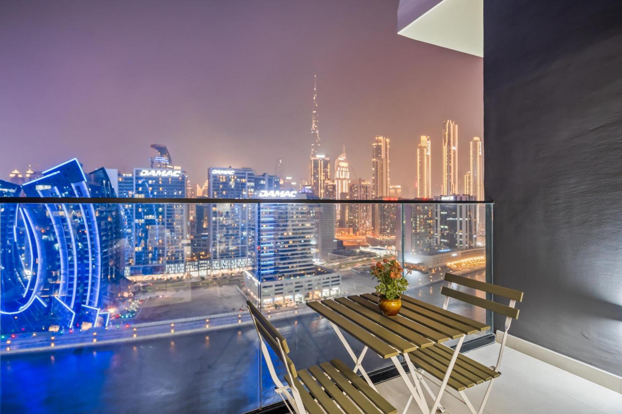 Business Bay Apartment With Stunning Views Dubai Exterior foto